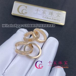 Cartier Love Earrings 18k Rose Gold N8515240