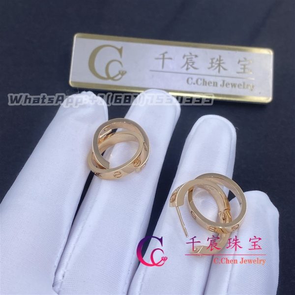 Cartier Love Earrings 18k Rose Gold N8515240