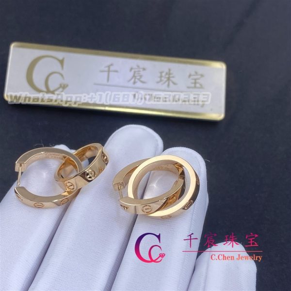 Cartier Love Earrings 18k Rose Gold N8515240