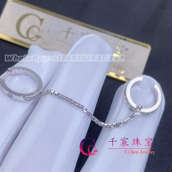 Cartier Love Single Earring White Gold