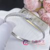 Cartier Panthère De Cartier White Gold Bracelet Pave Diamonds