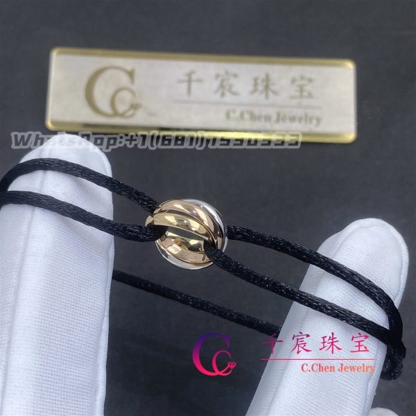 Cartier Trinity Bracelet Black Cord B6016700