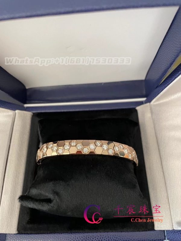 Chaumet Bee My Love bracelet Rose gold and diamonds 085392