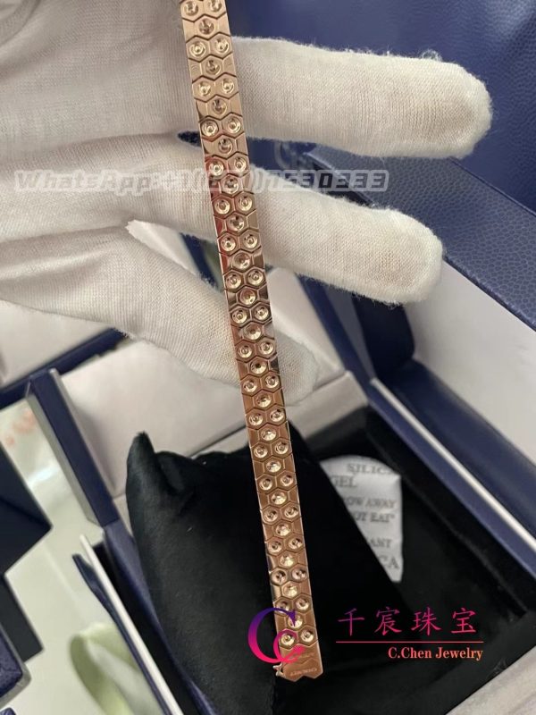 Chaumet Bee My Love bracelet Rose gold and diamonds 085392