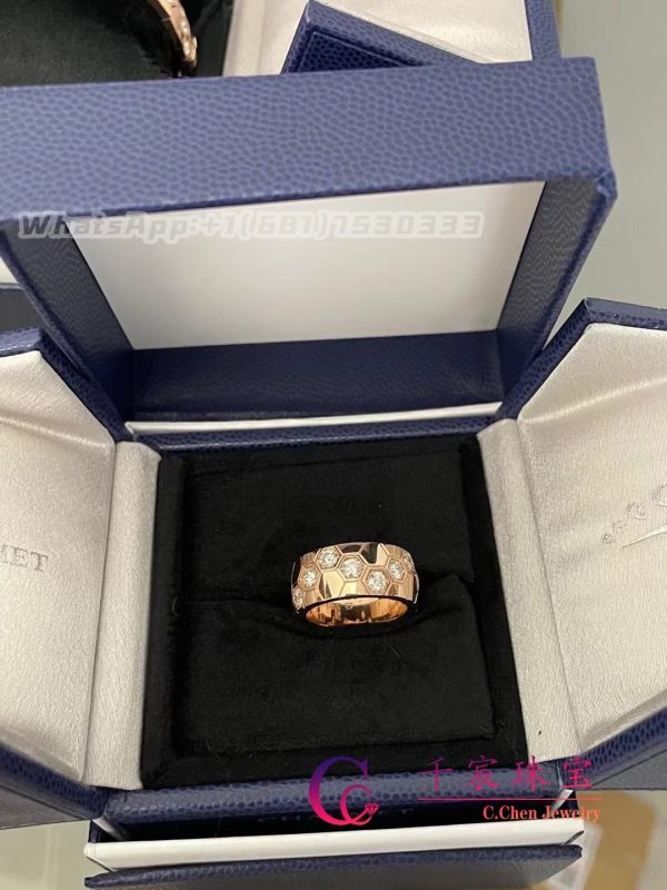 Chaumet Paris Bee My Love ring Rose gold, diamonds 085409