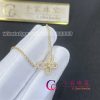 Graff Mini Butterfly Silhouette Diamond Pendant Yellow Gold