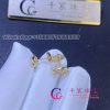 Hermes Farandole Earrings very small model yellow gold