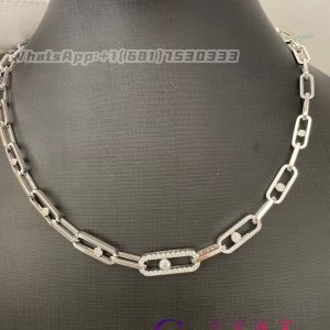 Messika Move Link White Gold For Her Diamond Necklace 12853-WG