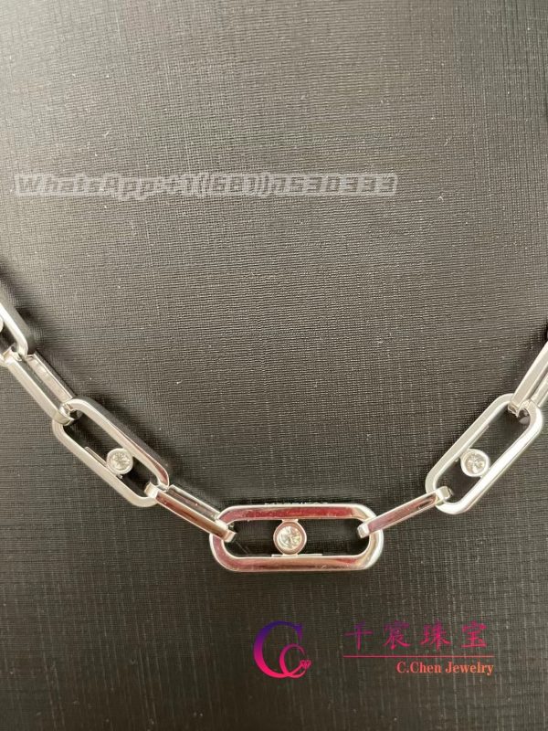 Messika Move Link White Gold For Her Diamond Necklace 12853-WG