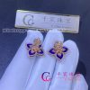 Roberto Coin Princess Flower Earrings 18kt Rose Gold With Diamonds And Lapis 20mm