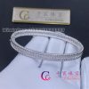 Van Cleef Arpels Perlée Diamonds Bracelet 1 Rows White gold, Diamond VCARP27J00