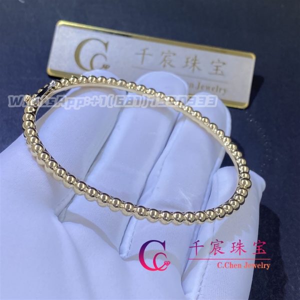 Van Cleef Arpels Perlée Pearls of Gold Bracelet Yellow Gold VCARO7A800