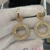 Van Cleef & Arpels Perlée diamonds earrings 18K yellow gold, Diamond VCARP9XL00