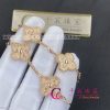 Van Cleef & Arpels Vintage Alhambra Bracelet 5 Motifs 18K Rose Gold VCARN9T300