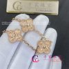 Van Cleef & Arpels Vintage Alhambra Bracelet 5 Motifs 18K Rose Gold VCARN9T300