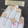 Van Cleef & Arpels Vintage Alhambra Bracelet 5 Motifs 18K Rose Gold VCARN9T300