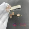 Van Cleef & Arpels Vintage Alhambra bracelet, 5 motifs Yellow Gold，Pink mother-of-pearl